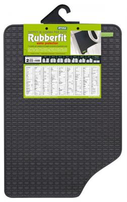 TAPPETI GOMMA ANT.RUBBERFIT-2 NERO