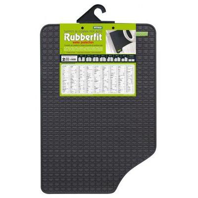 TAPPETI GOMMA ANT.RUBBERFIT-2 NERO