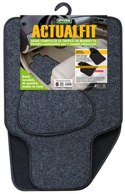 SR TAPPETI ACTUALFIT 5 GRIGIO MOQUETTE