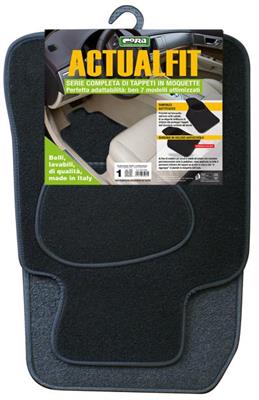 SR TAPPETI ACTUALFIT 1 NERO MOQUETTE