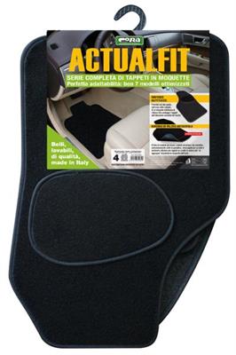 SR.TAPPETI ACTUALFIT 4 NERO MOQUETTE