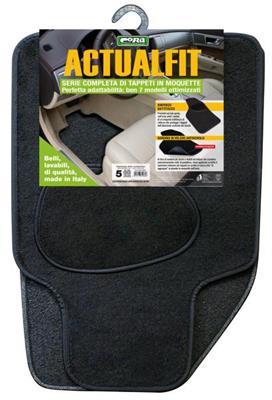 SR.TAPPETI ACTUALFIT 5 NERO MOQUETTE