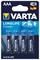 PILE VARTA AAA LONGLIFE POWER X 4