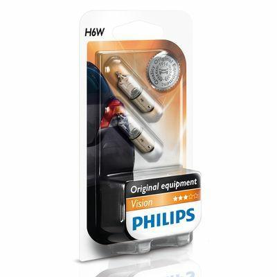 #LAMPADE H6W 12V BLISTER DA 2PZ PHILIPS