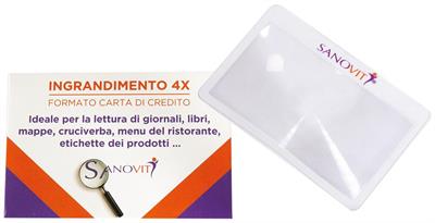 #EXPO 10 PZ SANOVIT LENTE INGRANDIMENTO 4X