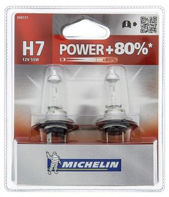 #MICHELIN POWER +80% 2 H7 12V 55W