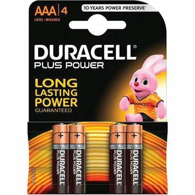 #DURACELL PILA MINISTILO AAA 4PZ PLUS POWER 2400