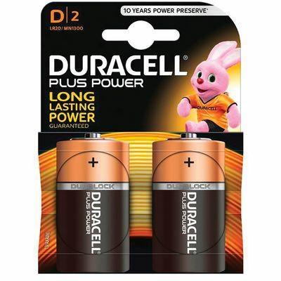 #DURACELL PILA TORCIA 2PZ.PLUS POWER