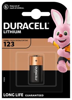 DURACELL PILA CR123 PHOTO LITIO BLIST.1PZ.