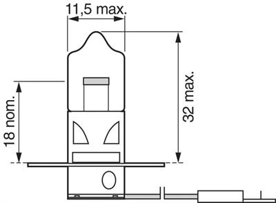 BOSCH LAMPADINA H3 24V 70W