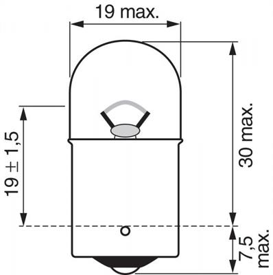 BOSCH LAMPADINA R10W 24V 10W