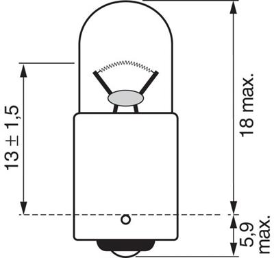 BOSCH LAMPADINA 24V 2W