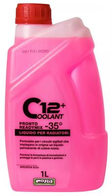 CORA COOLANT 12+ ROSSO PRONTO -35° 1L