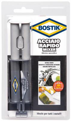 BOSTIK ACCIAIO RAPIDO MIXER 24ML (bicomponente)