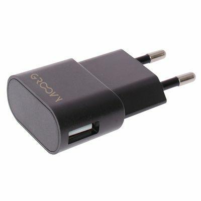 #CARICATORE MURO 1 USB 5V/1A NERO