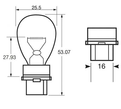 RING LAMPADA 12V 27W P27W