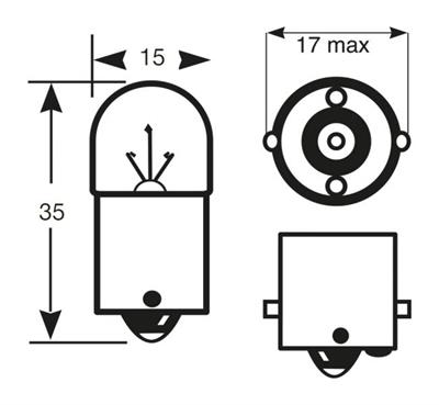 RING LAMPADA LONG LIFE 12V 5W R5W