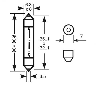 #RING LAMPADA SILURO 12V 3W