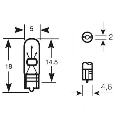 RING LAMPADA TUTTOVETRO 12V 2,3W W2.3W