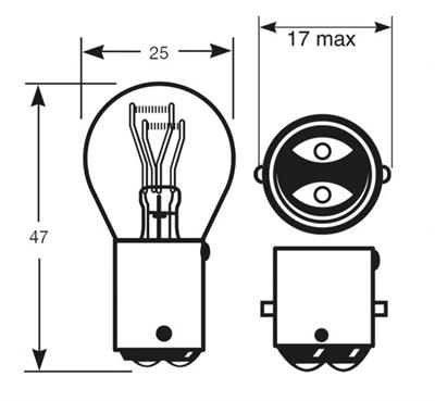 RING LAMPADA 12V 21/5W