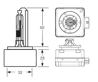 LAMPADA HID D3R 42v 35w