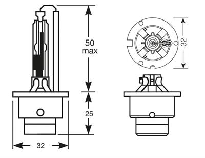 LAMPADA HID D4R 42v 35w