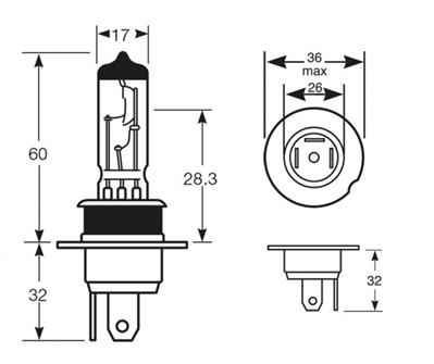 #RING LAMPADA ALOGENA 12V 60/55W