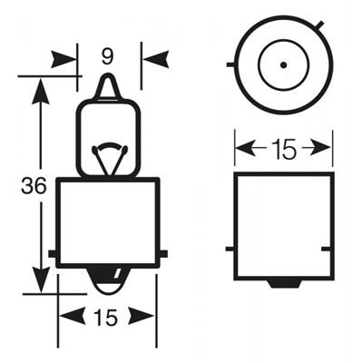 RING LAMPADA ALOGENA 12V 5W