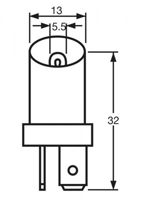 RING LAMPADA ZOCC. BIANCO 24V 2,4W