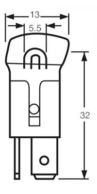 RING LAMPADA ZOCC. BIANCO 24V 1,4W