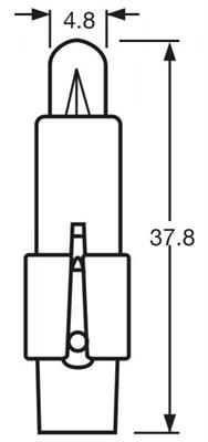 RING LAMPADA ZOCC. NERO 12V 1,2W