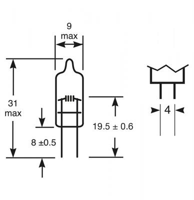 RING LAMPADA ALOGENA 12V 5W