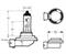 RING LAMPADA ALOGENA 12V 35W H8