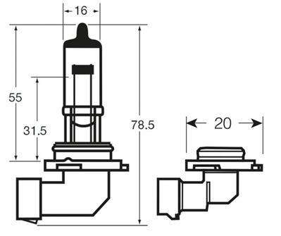 RING LAMPADA ALOGENA 12V 42W H10