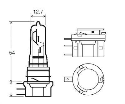 RING LAMPADA ALOGENA 12V 55/15W H15