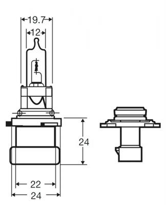 RING LAMPADA ALOGENA 12V 60W HB3A