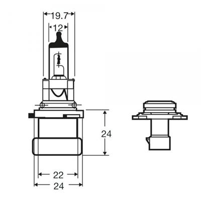 RING LAMPADA ALOGENA 12V 51W HB4A