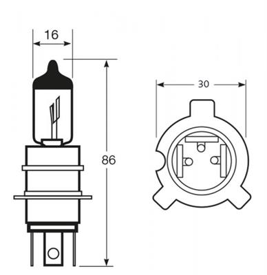 #RING LAMPADA AUTO USA/JAPAN 12V 65/55W