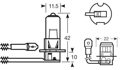 #RING LAMPADA BLISTER 12V H3