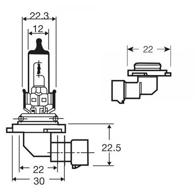 #RING LAMPADA BLISTER 12V HB4