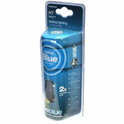 #LAMPADE H7 12V RING ICE BLUE KIT 2PZ