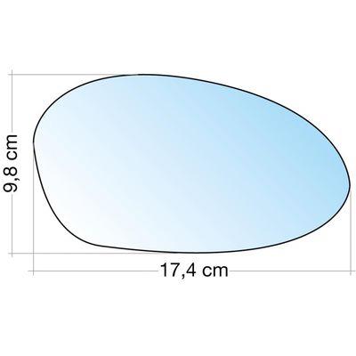 SOLO VETRO DX ASFERICO BMW SERIE 1/3 05>09