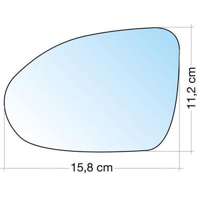 SOLO VETRO SX ASFERICO SMART FORFOUR 04>06