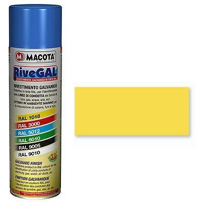 Rivegal Vernice per linee di condotta Ral 1018 Giallo