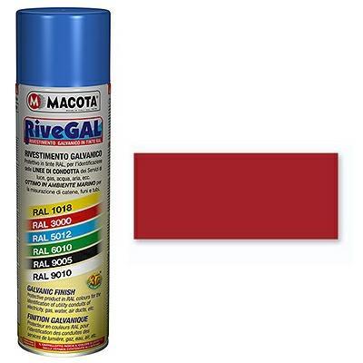 Rivegal Vernice per linee di condotta Ral 3000 Rosso