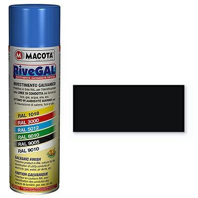 Rivegal Vernice per linee di condotta Ral 9005 Nero