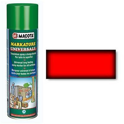 Markatore Marcatore Spray con Valvola 360° Rosso Fluores.