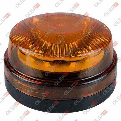 GIREVOLE LED FISSO ARANCIO 12/24V