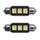 KIT 2 LAMP.LED WARNING CANC. L 42 mm 3 LED ULTRAWHITE