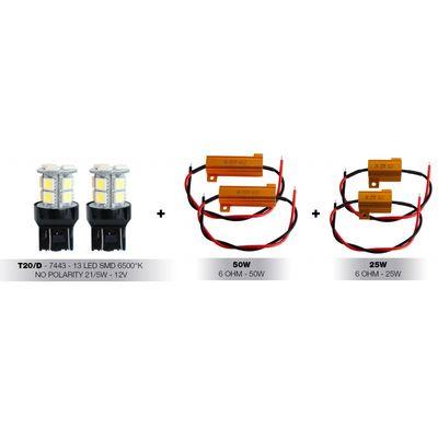 LAMPADE LED KIT X F.500 T20/D + 50W +25W